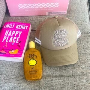 Free People Tan Country Trucker Hat